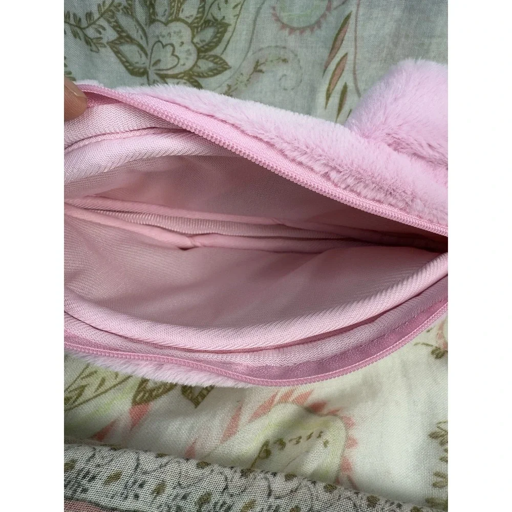 Carebear Pencil Cases, Soft Cute‎ And Fluffy, NWT Pink/Yellow